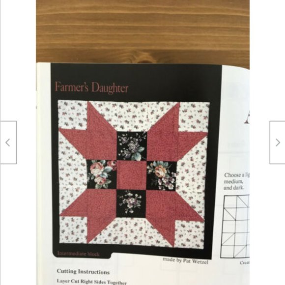 Quilt in a Day: Quilt Block Party #3 Quilter's Almanac Book 1991 Eleanor Burns - Picture 4 of 5